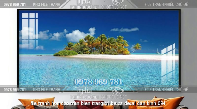 file tranh hon dao tren bien trang tri be ca decal dan kinh 094