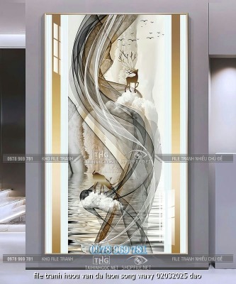file tranh huou van da luon song wavy 02032025 dao