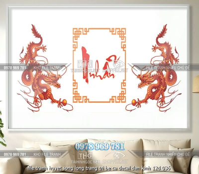 file tranh huyet song long trang tri be ca decal dan kinh 12d 036