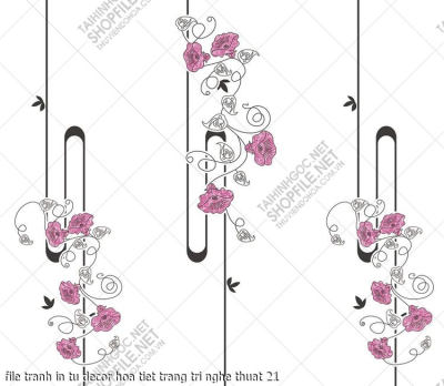 file tranh in tu decor hoa tiet trang tri nghe thuat 21
