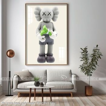 file tranh kaws cash money 20122023 hieu