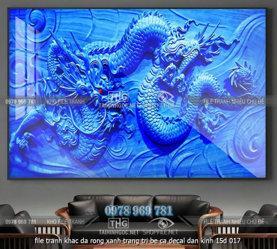 file tranh khac da rong xanh trang tri be ca decal dan kinh 15d 017