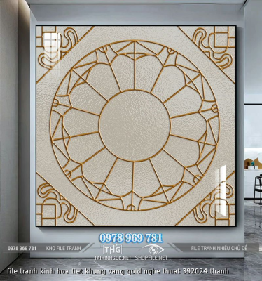 file tranh kinh hoa tiet khung vang gold nghe thuat 392024 thanh file tranh kinh hoa tiet khung vang gold nghe thuat 392024 thanh
