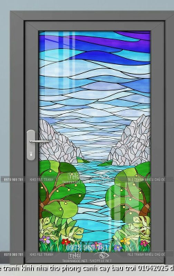 file tranh kinh nha tho phong canh cay bau troi 01042025 dao