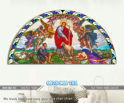 file tranh kinh vom cong giao chua chan chien