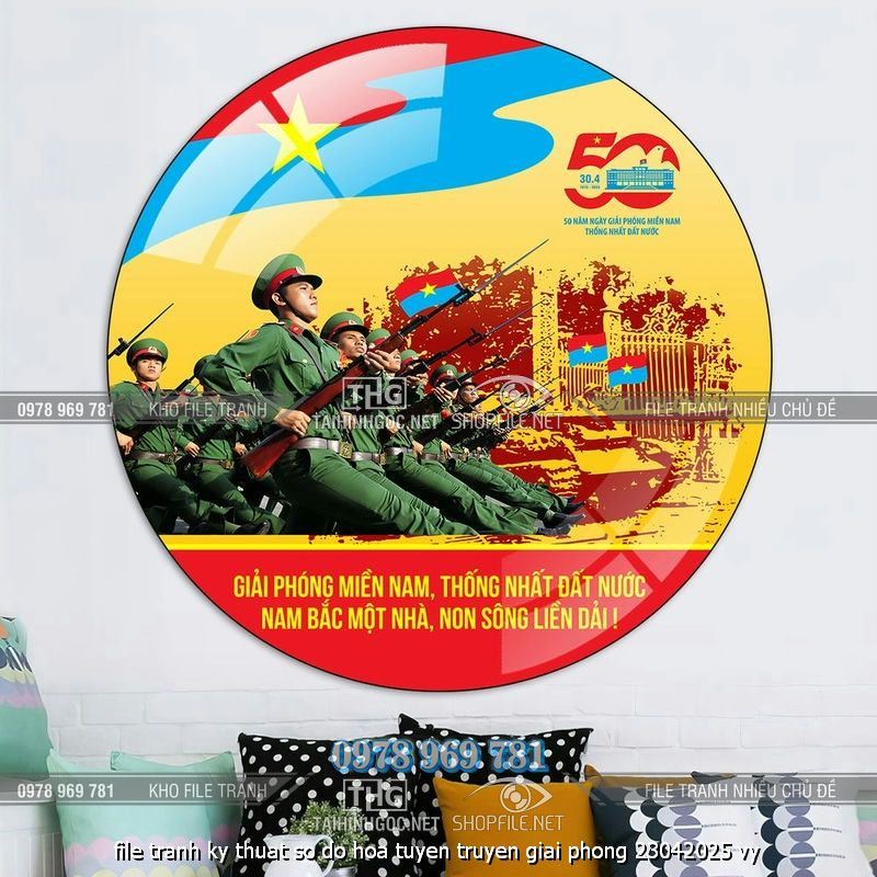 file tranh ky thuat so do hoa tuyen truyen giai phong 23042025 vy