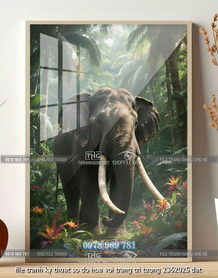 file tranh ky thuat so do hoa voi trang tri tuong 2362025 dat