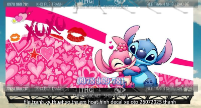 file tranh ky thuat so tre em hoat hinh decal xe oto 26072025 thanh