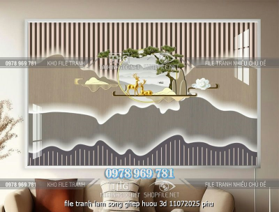 file tranh lam song ghep huou 3d 11072025 phu
