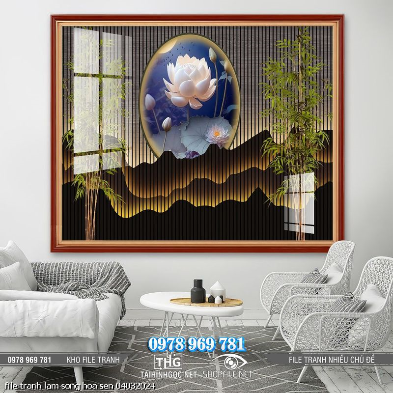 file tranh lam song hoa sen 04032024