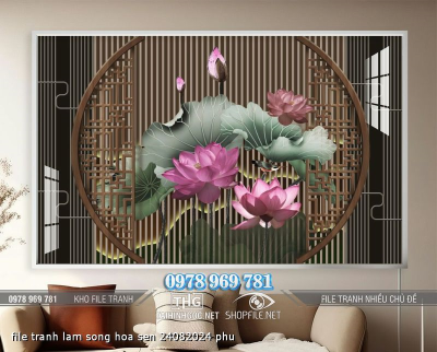 file tranh lam song hoa sen 24082024 phu