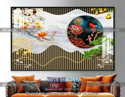 file tranh lam song hoa sen ca chep koi 1072025 ho