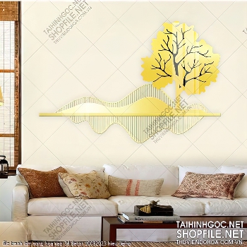 file tranh lam song hoa van 3d decor 10032023 hieu