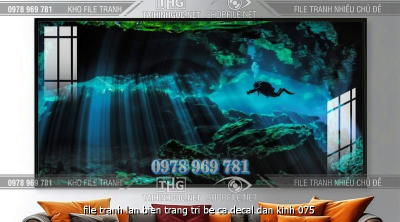 file tranh lan bien trang tri be ca decal dan kinh 075