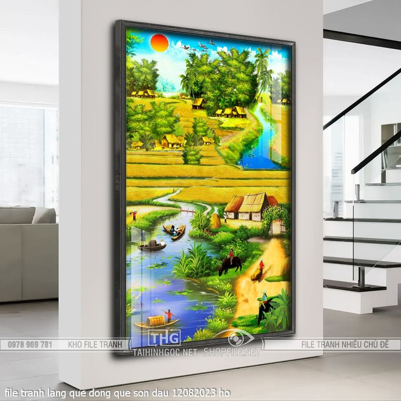 file tranh lang que dong que son dau 12082023 ho
