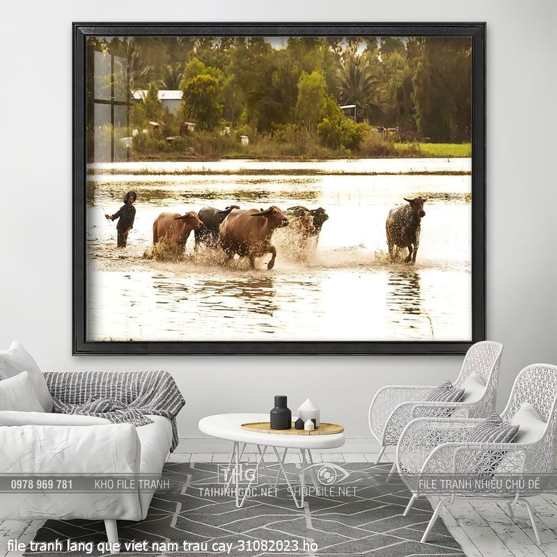 file tranh lang que viet nam trau cay 31082023 ho