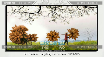 file tranh lao dong lang que viet nam 30082025