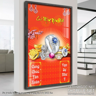 file tranh lich tet nam moi trang tri 3 5 2022 ho