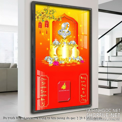 file tranh lich tet nam moi trang tri kim cuong da quy 2 29 4 2022 quyen