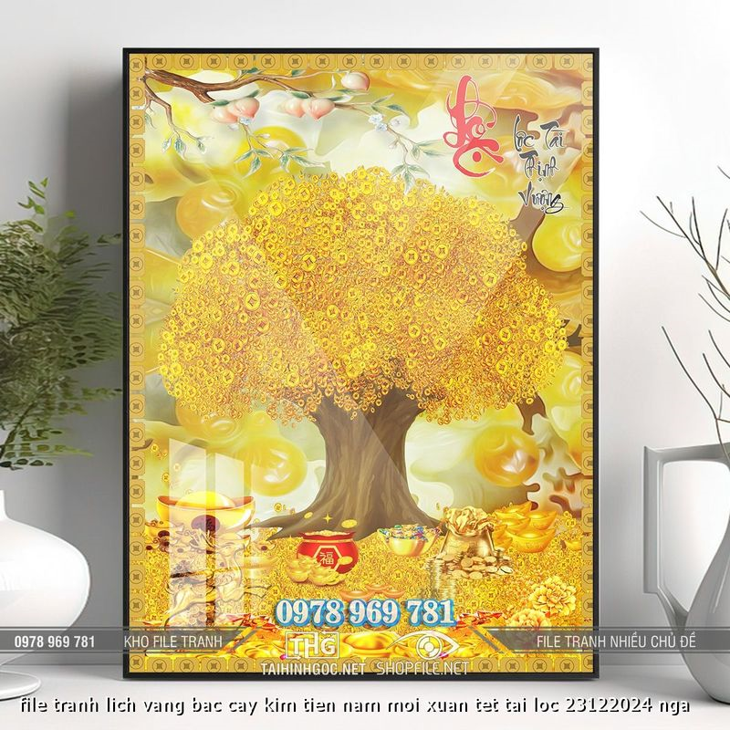 file tranh lich vang bac cay kim tien nam moi xuan tet tai loc 23122024 nga