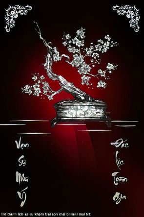 file tranh lich xa cu kham trai son mai bonsai mai tet