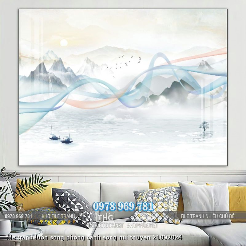 file tranh luon song phong canh song nui thuyen 21092024