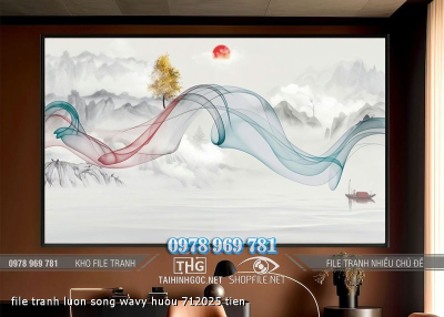 file tranh luon song wavy huou 712025 tien