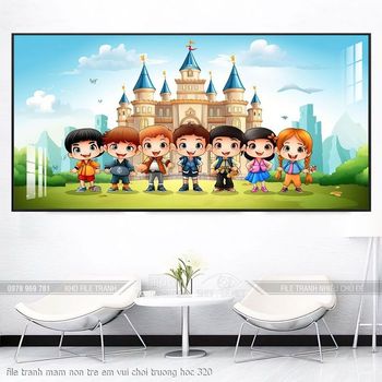 file tranh mam non tre em vui choi truong hoc 320