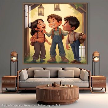 file tranh mam non tre em vui choi truong hoc 345