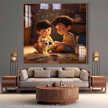 file tranh mam non tre em vui choi truong hoc 527