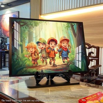 file tranh mam non tre em vui choi truong hoc 543
