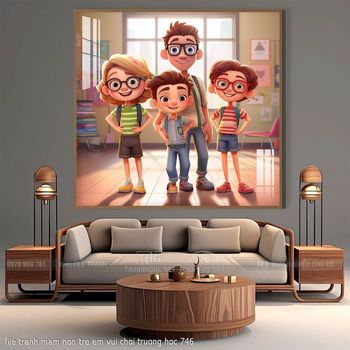 file tranh mam non tre em vui choi truong hoc 746
