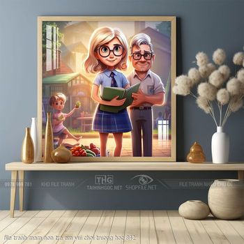 file tranh mam non tre em vui choi truong hoc 842