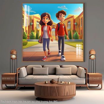 file tranh mam non tre em vui choi truong hoc 845