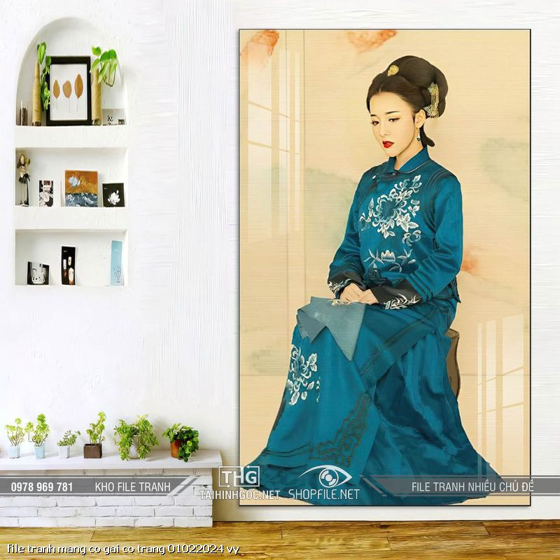file tranh mang co gai co trang 01022024 vy