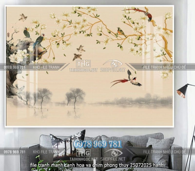 file tranh manh canh hoa va chim phong thuy 25072025 hanh