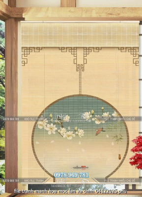 file tranh manh hoa moc lan va chim 04122025 phu