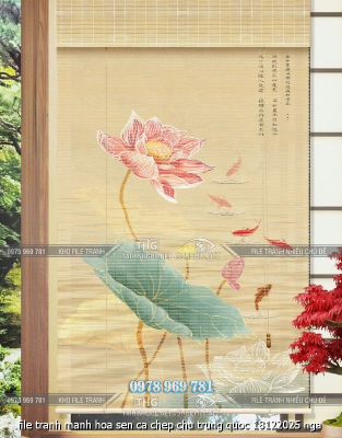 file tranh manh hoa sen ca chep chu trung quoc 18122025 nga