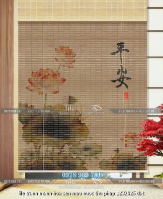 file tranh manh hoa sen mau nuoc thu phap 1232025 dat