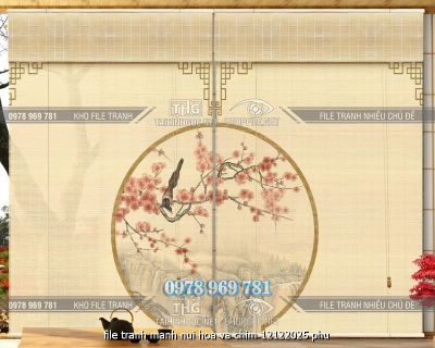 file tranh manh nui hoa va chim 12122025 phu