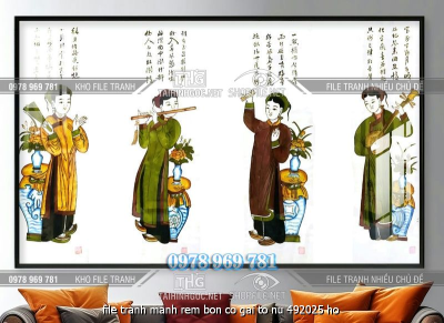 file tranh manh rem bon co gai to nu 492025 ho