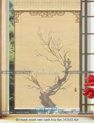 file tranh manh rem canh hoa dao 242025 dat