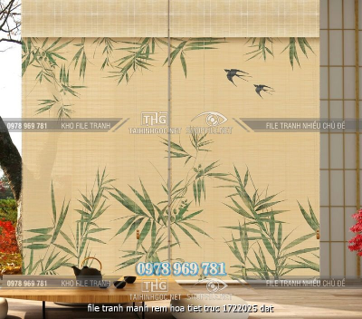 file tranh manh rem hoa tiet truc 1722025 dat