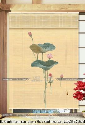file tranh manh rem phong thuy canh hoa sen 31102025 thanh
