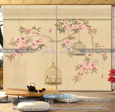 file tranh manh rem phong thuy canh hoa va long chim 14102025 phu