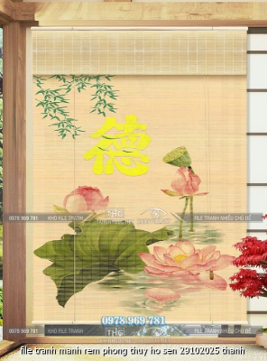 file tranh manh rem phong thuy ho sen 29102025 thanh