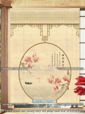 file tranh manh rem phong thuy thu phap canh hoa 31102025 phu