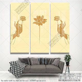 file tranh manh tay phat cam hoa sen 14032023 quyen