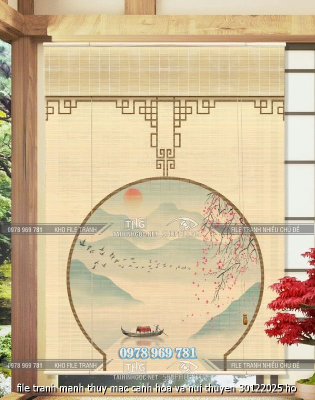 file tranh manh thuy mac canh hoa va nui thuyen 30122025 ho