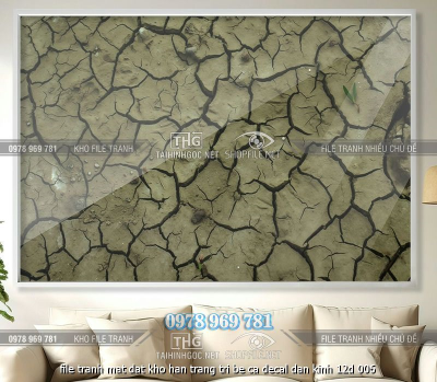 file tranh mat dat kho han trang tri be ca decal dan kinh 12d 006